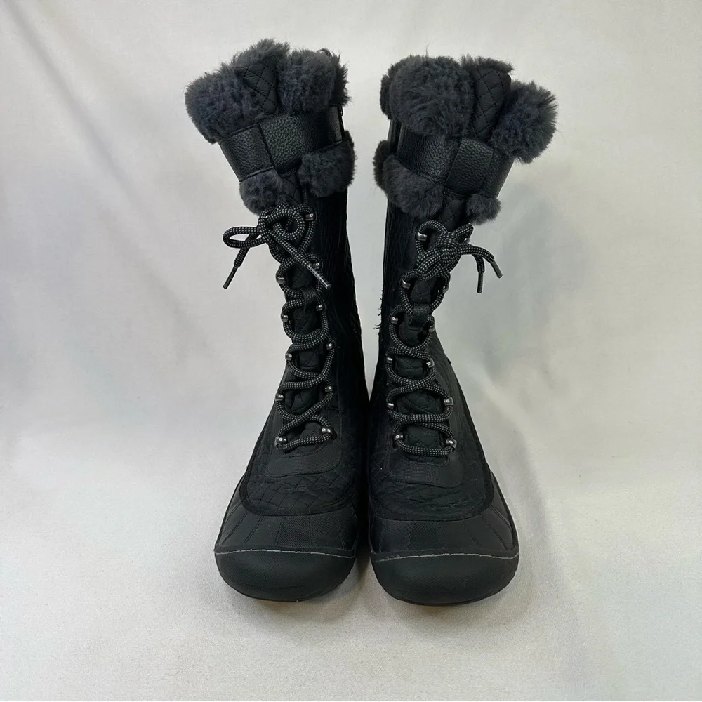 J Sport by Jambu Black Winter Boots with Faux Fur Trim 9